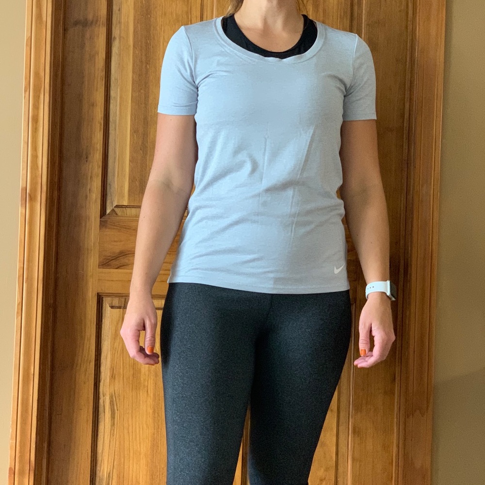 Silver Nike tee